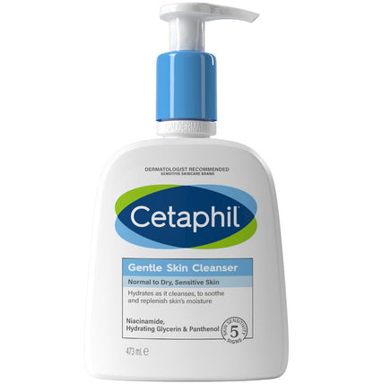 Cetaphil Gentle Skin Cleanser, Face & Body Wash for Dry to Normal, Sensitive Skin, 236ml