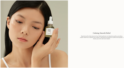 Calming Serum : Green tea + Panthenol 30ml (1fl.oz.)