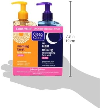 Clean & Clear 2-Pack Day and Night Face Cleanser - Face Wash