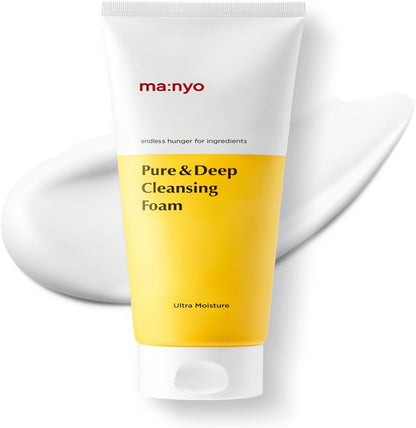 ma:nyo Pure & Deep Cleansing Foam | Face Wash 6.7 fl oz (200ml)