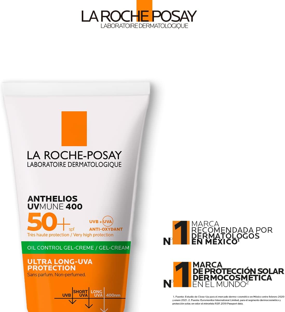 La Roche-Posay Anthelios UVMune 400 SPF 50+ Oil Control Gel Cream 50ml