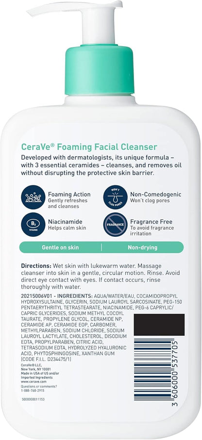 CeraVe Foaming Facial Cleanser 16fl oz | 473ml