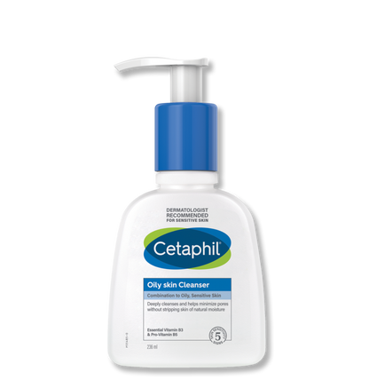 Cetaphil Oily Skin Cleanser, Face & Body Wash, Unscented, 236ml