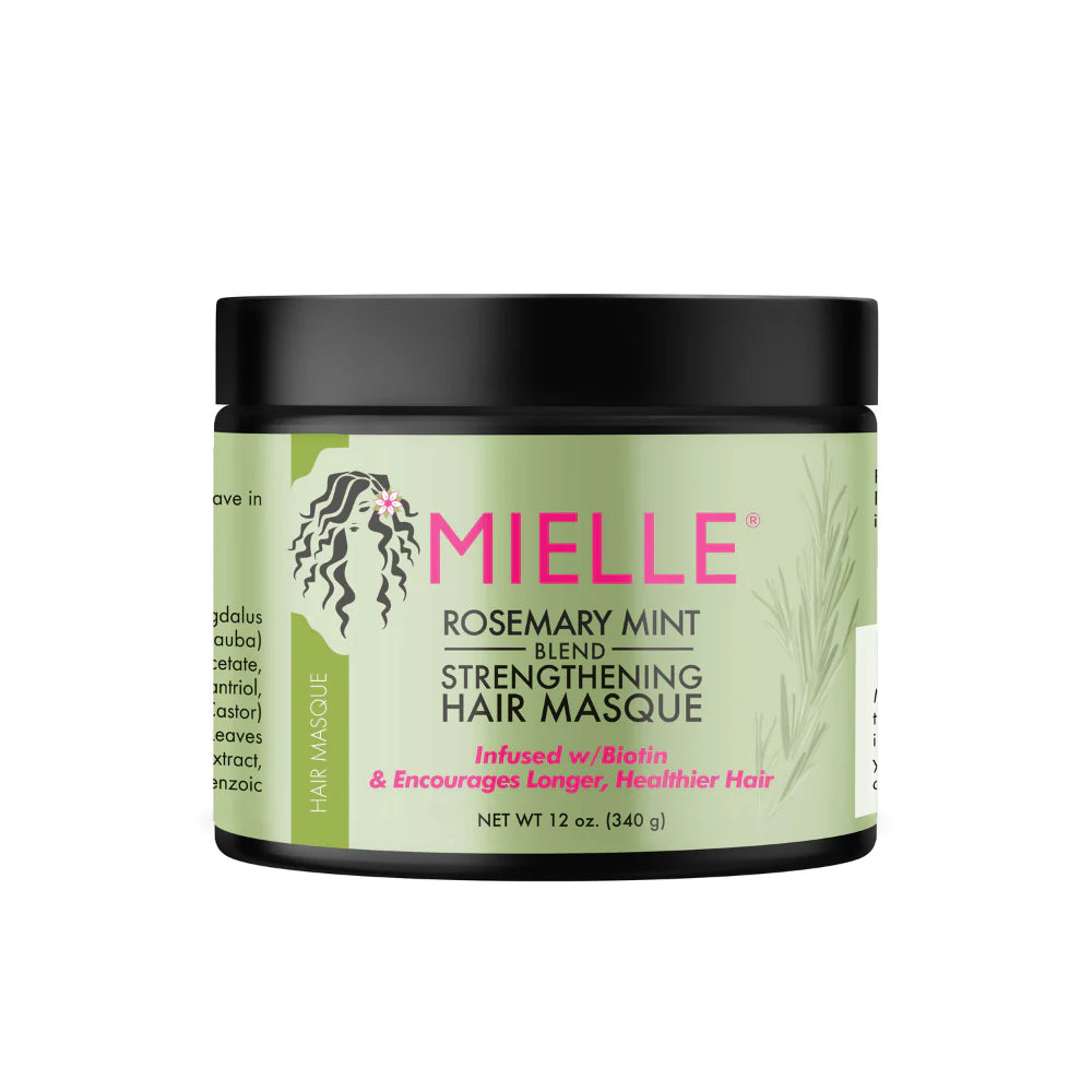 Mielle, Rosemary Mint, Strengthening Hair Masque, 12 oz (340 g)