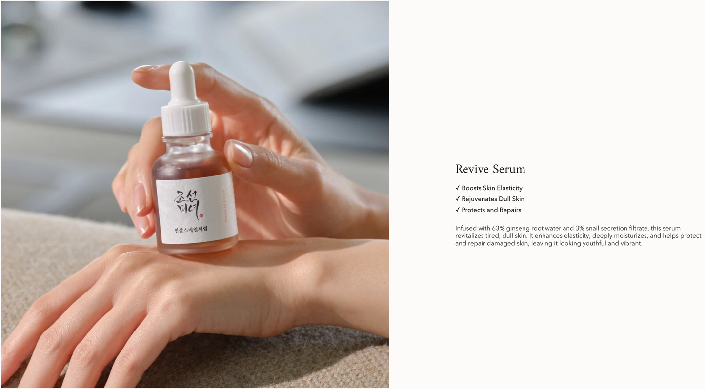 Beauty of Joseon Revive Serum : Ginseng+Snail Mucin (30ml, 1 fl.oz.)