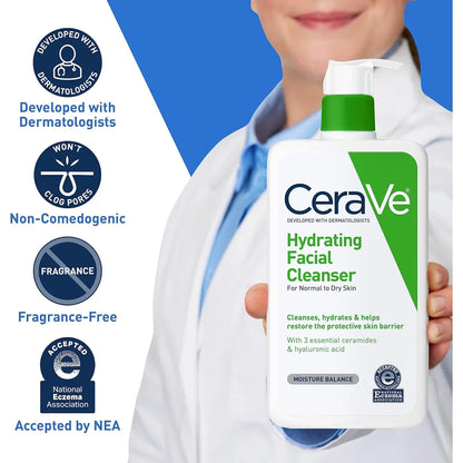 CeraVe Hydrating Facial Cleanser 16fl oz | 473ml