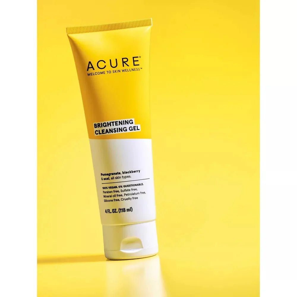 ACURE, Brightening Cleansing Gel, 4 fl oz (118 ml)